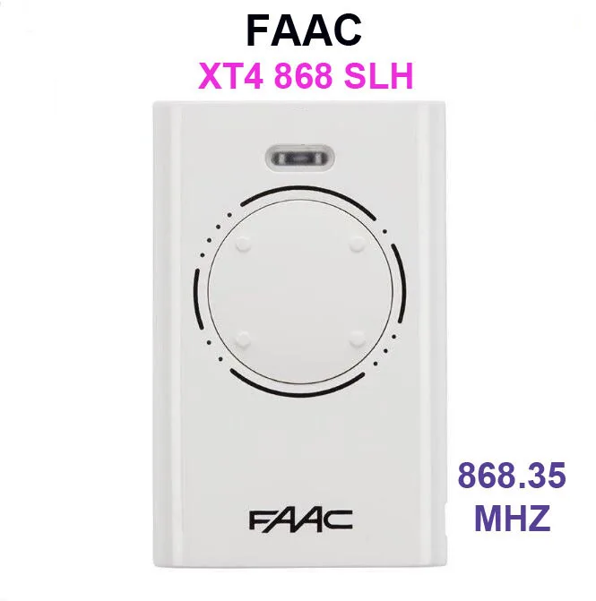 5pcs Gate Garage Door Hand Remote Control for FAAC XT4 868 SLH 868.35MHZ