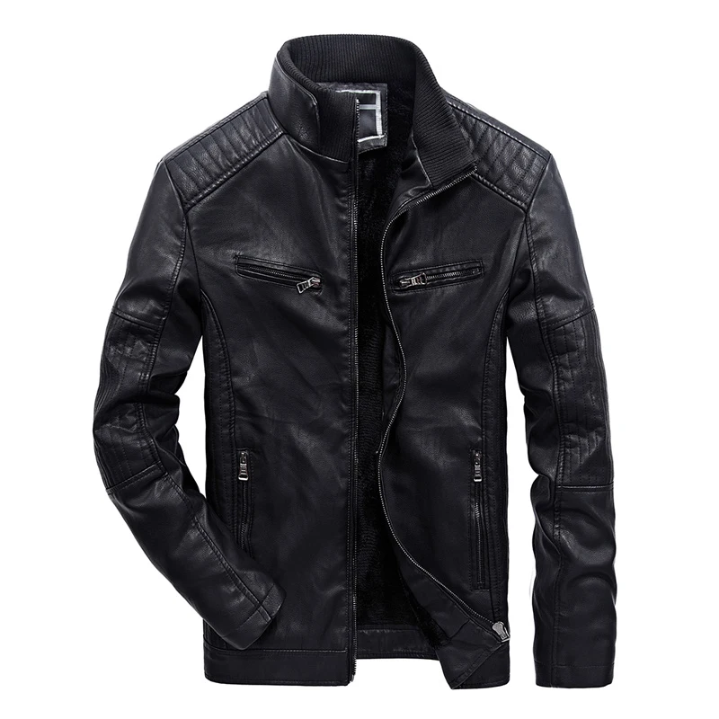 2018 Thick Fleece Leather Jacket Men Winter Fashion High Quality PU Casual Biker Jacket Pilot Leather Jacket Male Coat Coste 3XL
2018 Thick Fleece Leather Jacket Men Winter Fashion High Quality PU Casual Biker Jacket Pilot Leather Jacket Male Coat Coste 3XL