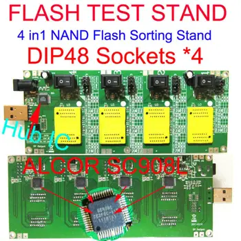 NAND FLASH Test Stand /TEST Fixtrue,Flash Memory IC Erasing/Sorting/Testing,Alcor SC908L/AU6989L Test Stand,4*DIP48 Socket
NAND FLASH Test Stand /TEST Fixtrue,Flash Memory IC Erasing/Sorting/Testing,Alcor SC908L/AU6989L Test Stand,4*DIP48 Socket