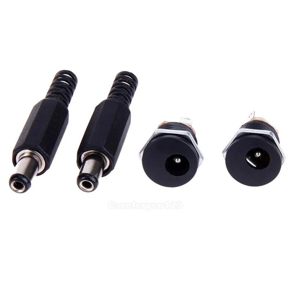 1 Set 2.1mm x 5.5mm 12V/3A PN35 Male Plug + Female Socket Panel Mount Jack DC Connector Adapter For DIY Projects
1 Set 2.1mm x 5.5mm 12V/3A PN35 Male Plug + Female Socket Panel Mount Jack DC Connector Adapter For DIY Projects