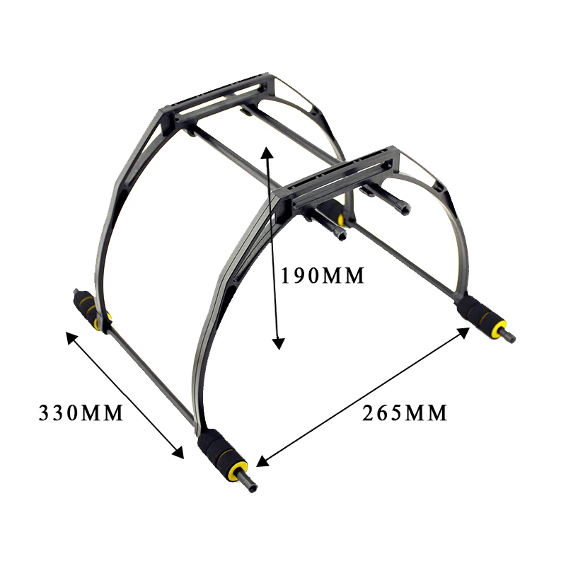 F450 F550 Frame Landing Gear Landing Skid FPV Aerial Photography Gimbal Damping Tall Foot Stool-black
F450 F550 Frame Landing Gear Landing Skid FPV Aerial Photography Gimbal Damping Tall Foot Stool-black