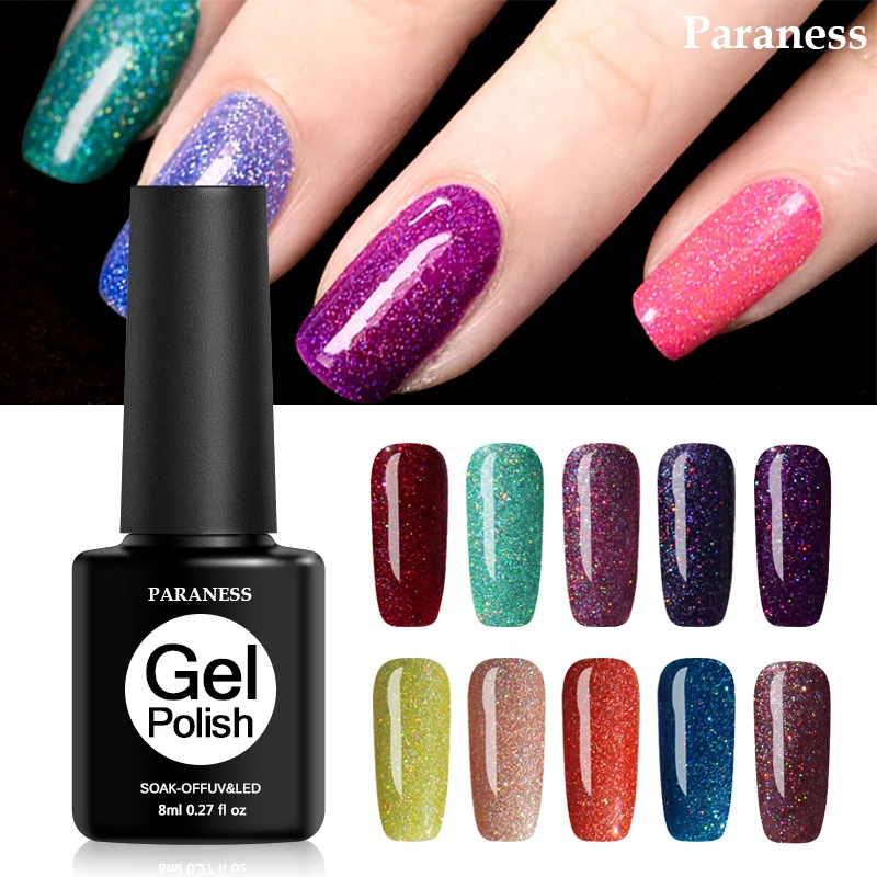Paranes Neon Glitter Nail Polish Soak Off Colorful Color UV Gel Nail Art Varnish Semi Permanent Lucky Neon Nail Gel Polish
Paranes Neon Glitter Nail Polish Soak Off Colorful Color UV Gel Nail Art Varnish Semi Permanent Lucky Neon Nail Gel Polish
