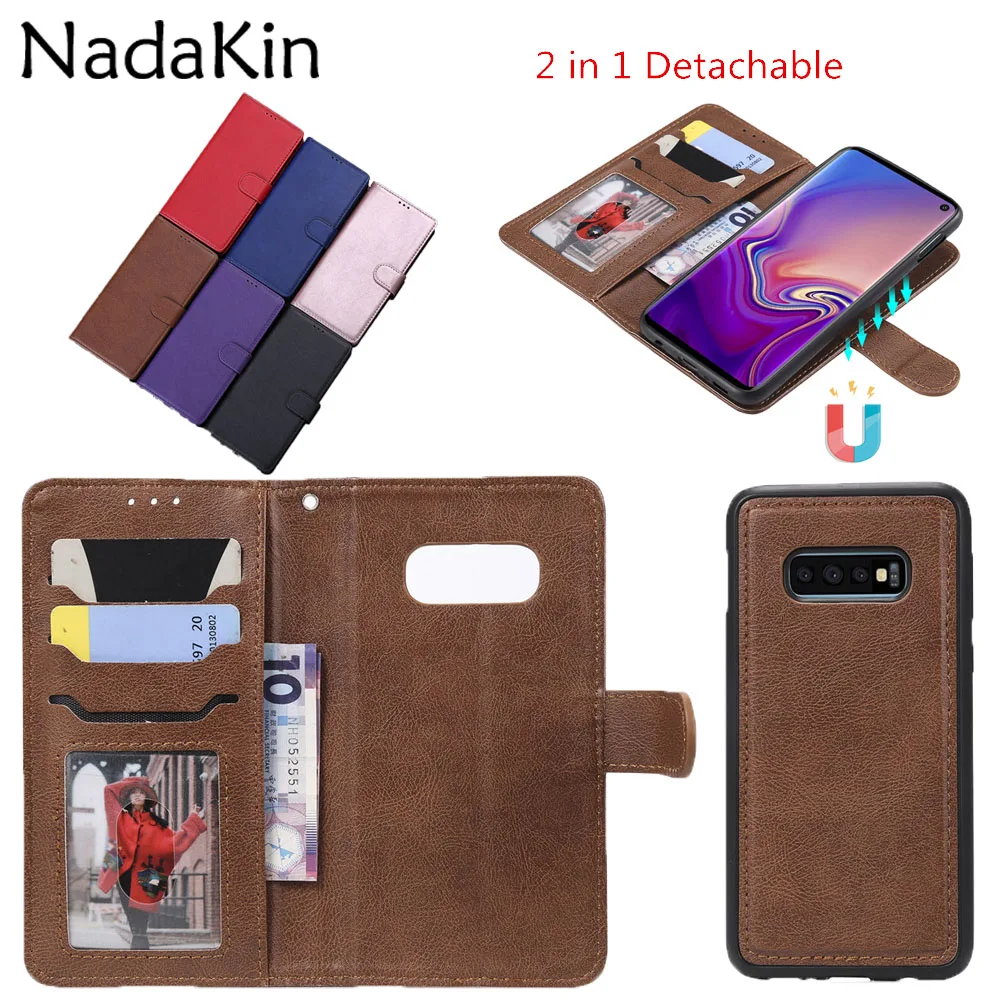 2 in 1 Detachable Flip Book Phone Case for Samsung Galaxy S10 Lite J4 J6 Plus A7 A9 2018 J2 Core Leather Cover Shell With Strap
2 in 1 Detachable Flip Book Phone Case for Samsung Galaxy S10 Lite J4 J6 Plus A7 A9 2018 J2 Core Leather Cover Shell With Strap