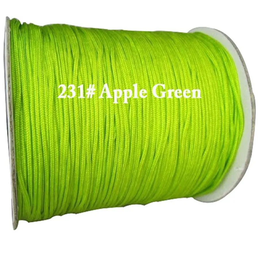 1mm Apple Green Braid Nylon Cord+350m/Roll+DIY Jewelry Accessories Braided Thread Macrame Rope Bracelet Beading String
1mm Apple Green Braid Nylon Cord+350m/Roll+DIY Jewelry Accessories Braided Thread Macrame Rope Bracelet Beading String