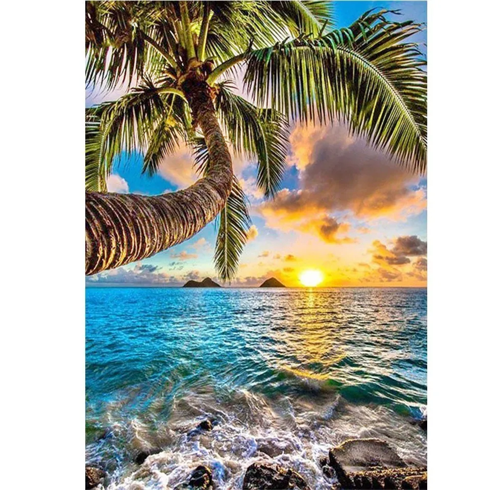 Full Square/Round Drill Diamond Mosaic Scenery Sea Tree Handmade Gift 5D DIY Diamont Painting Landscape Needlework Home Decor
Full Square/Round Drill Diamond Mosaic Scenery Sea Tree Handmade Gift 5D DIY Diamont Painting Landscape Needlework Home Decor