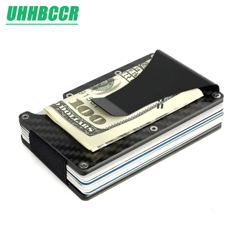 UHHBCCR 2019 New Fashion Slim Carbon Fiber Credit Card Holder RFID Non-scan Metal Wallet Purse Male Carteira Masculina Billetera
UHHBCCR 2019 New Fashion Slim Carbon Fiber Credit Card Holder RFID Non-scan Metal Wallet Purse Male Carteira Masculina Billetera
