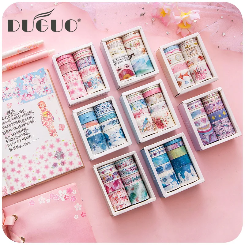 DUGUO cute stationery little fairy and paper hand paper tape cute color PDA tool printing tape scrapbooking stickers set
DUGUO cute stationery little fairy and paper hand paper tape cute color PDA tool printing tape scrapbooking stickers set