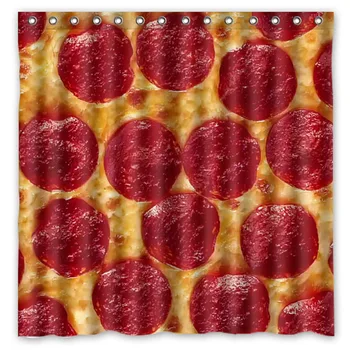 waterproof customized decorative shower curtain unique Cheese Pizza pattern bathroom anti-mold bath curtains 180*180cm
waterproof customized decorative shower curtain unique Cheese Pizza pattern bathroom anti-mold bath curtains 180*180cm