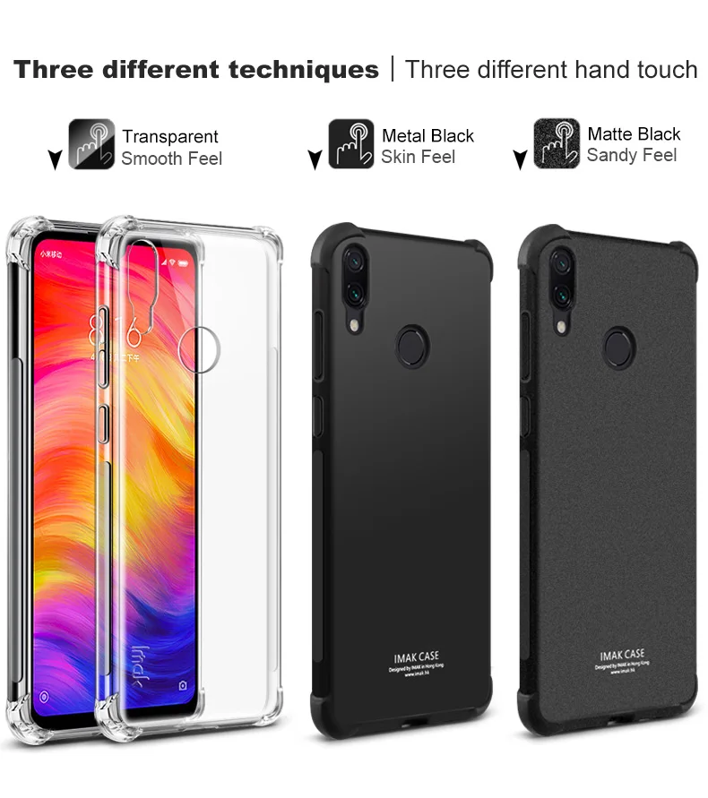 IMAK Full Protection Shockproof Editon Case for Xiaomi Redmi Note 7 Clear Soft TPU Matte Case Cover+Free Film Gift
IMAK Full Protection Shockproof Editon Case for Xiaomi Redmi Note 7 Clear Soft TPU Matte Case Cover+Free Film Gift
