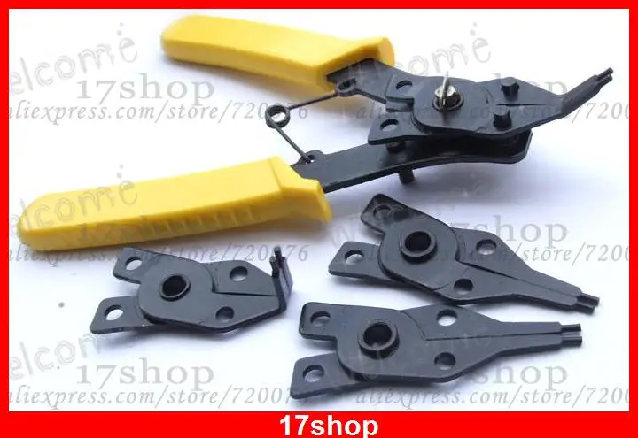 1Set 4 In 1 Repair Snap Ring Pliers Retaining Circlip Clip Tool Precision 3 tips
1Set 4 In 1 Repair Snap Ring Pliers Retaining Circlip Clip Tool Precision 3 tips