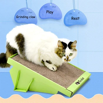 Slide Cat Scratch Board Diy Pet Claws Inclined Table Fun Scratch Board Corrugated Paper Tablet Cat Toy Grinding Claw Cat Supplie
Slide Cat Scratch Board Diy Pet Claws Inclined Table Fun Scratch Board Corrugated Paper Tablet Cat Toy Grinding Claw Cat Supplie