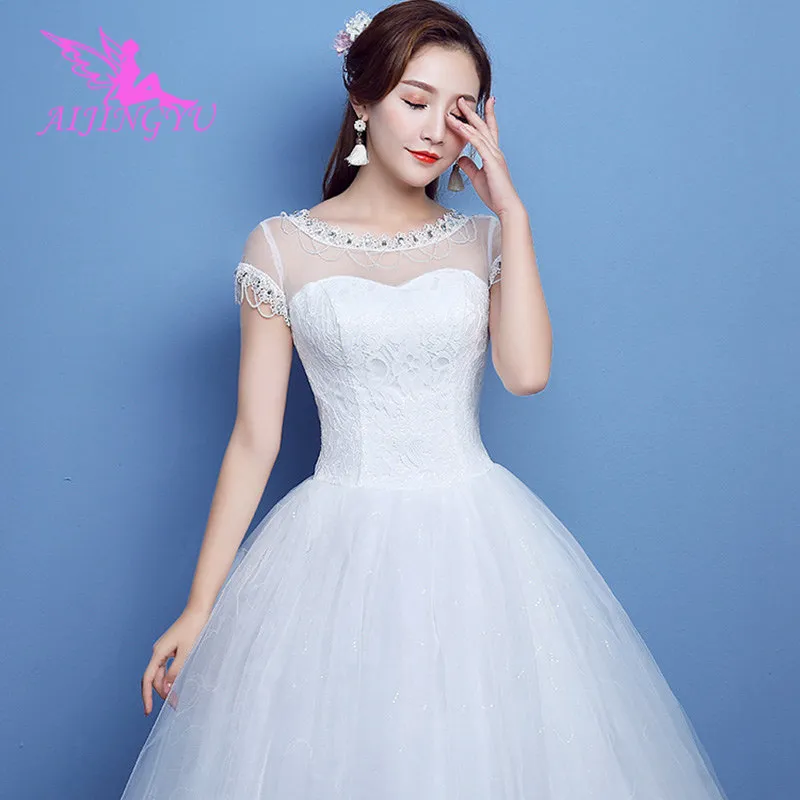 AIJINGYU 2018 elegant free shipping new hot selling cheap ball gown lace up back formal bride dresses wedding dress FU267
AIJINGYU 2018 elegant free shipping new hot selling cheap ball gown lace up back formal bride dresses wedding dress FU267