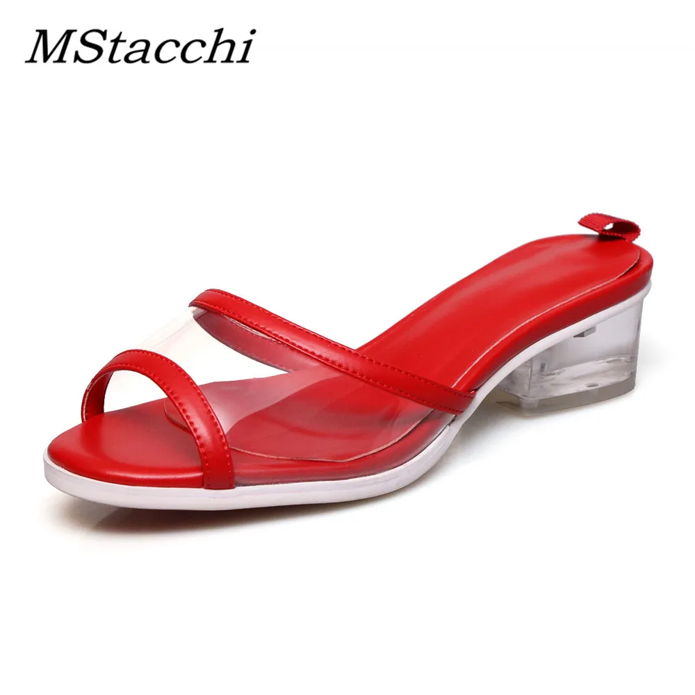 MStacchi 2019 New Pvc Slippers Open Toe Shoes Women Transparent Clear Square Heel Summer Shoes Slip On Outdoor Women Slippers
MStacchi 2019 New Pvc Slippers Open Toe Shoes Women Transparent Clear Square Heel Summer Shoes Slip On Outdoor Women Slippers