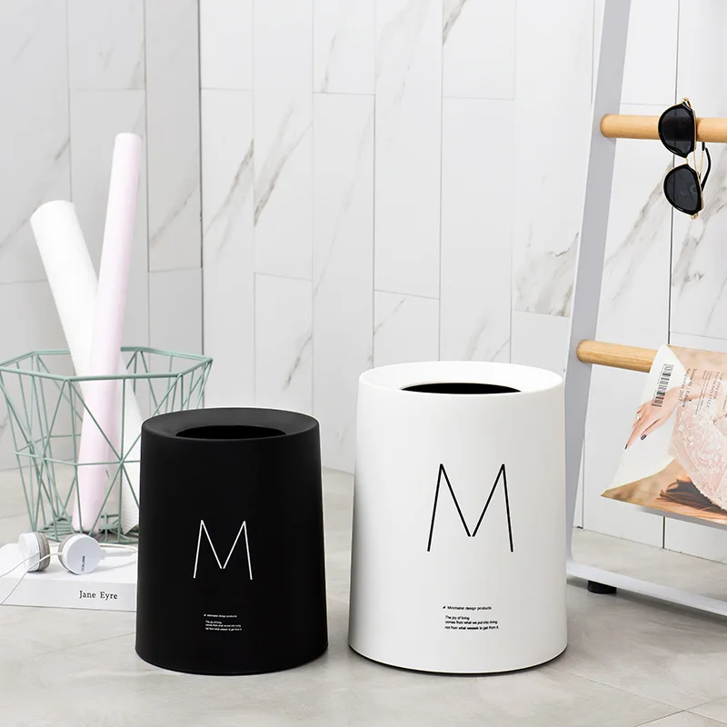 Plastic Trash Can For Storage Bin Room Round Wastebasket Standing Without Lid PP Paper Basket Kitchen Organizer Trash Bin
Plastic Trash Can For Storage Bin Room Round Wastebasket Standing Without Lid PP Paper Basket Kitchen Organizer Trash Bin