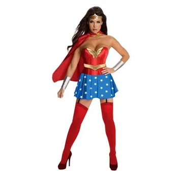 Super Girl Ladies wonder woman costume Fancy Dress Women Halloween mascot customes blue women supergirl costumes
Super Girl Ladies wonder woman costume Fancy Dress Women Halloween mascot customes blue women supergirl costumes