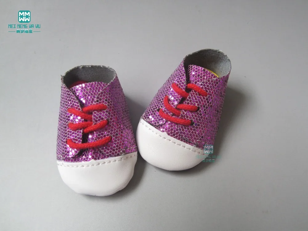 red sports shoes for dolls fits 43 cm new born doll accessories and American doll
red sports shoes for dolls fits 43 cm new born doll accessories and American doll