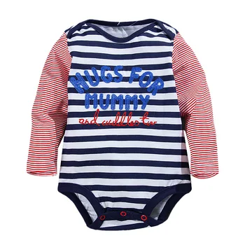 Stripe Long Sleeve Baby Boy Bodysuits Newborn Body Clothes Toddler T-Shirts Bebe Roupas Embroidery Top Quality
Stripe Long Sleeve Baby Boy Bodysuits Newborn Body Clothes Toddler T-Shirts Bebe Roupas Embroidery Top Quality