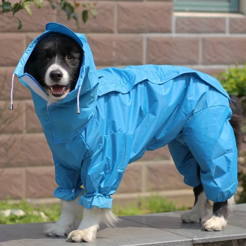 Pet Dog Riancoat Hooded Rain Coat for Large Dogs Waterproof four foot Jumpsuit Pet clothes Cloak Jacket Pet Supplies product
Pet Dog Riancoat Hooded Rain Coat for Large Dogs Waterproof four foot Jumpsuit Pet clothes Cloak Jacket Pet Supplies product