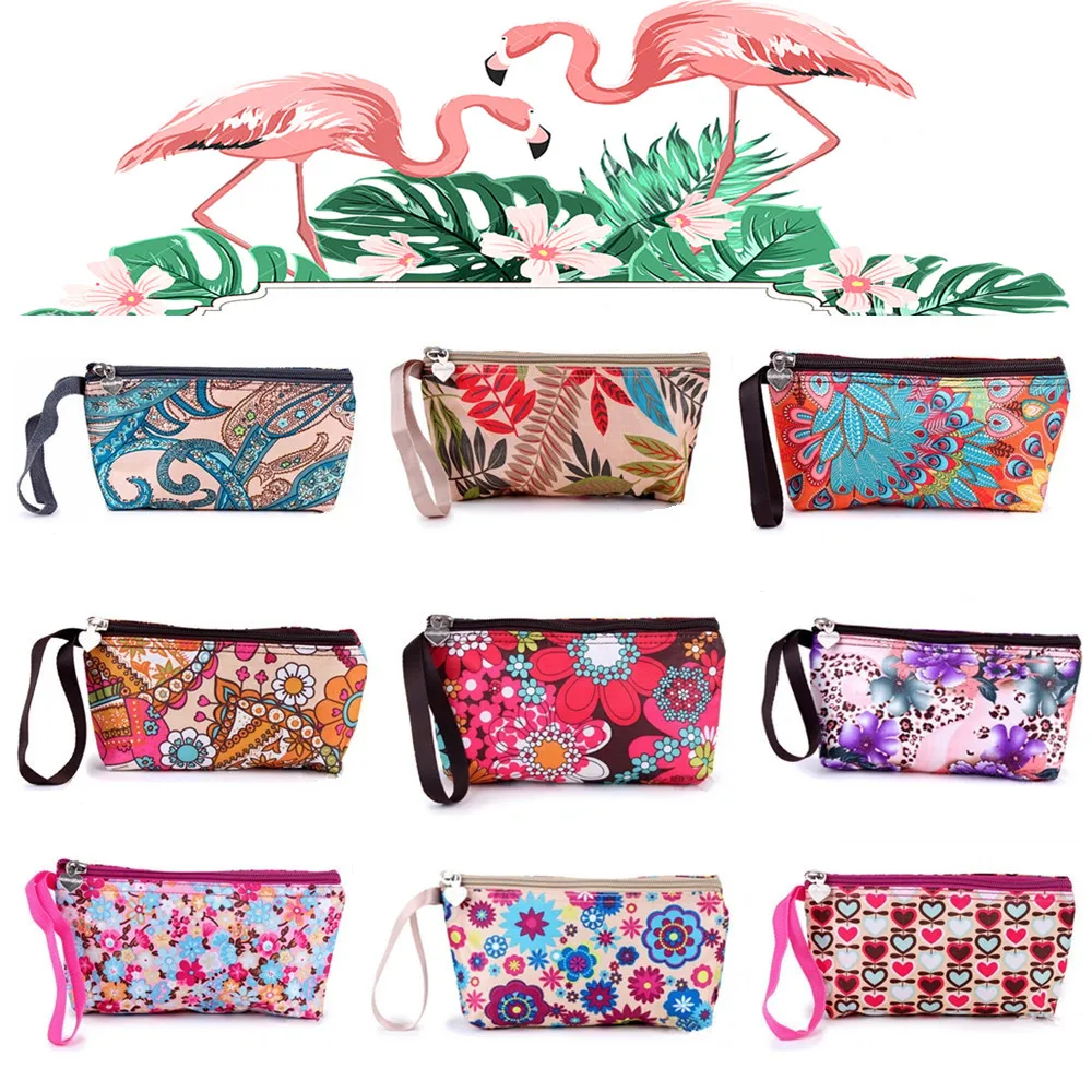 Fashion cosmetic bag with strap small storage bags travel makeup case cute floral printing waterproof polyester cosmetic bags
Fashion cosmetic bag with strap small storage bags travel makeup case cute floral printing waterproof polyester cosmetic bags
