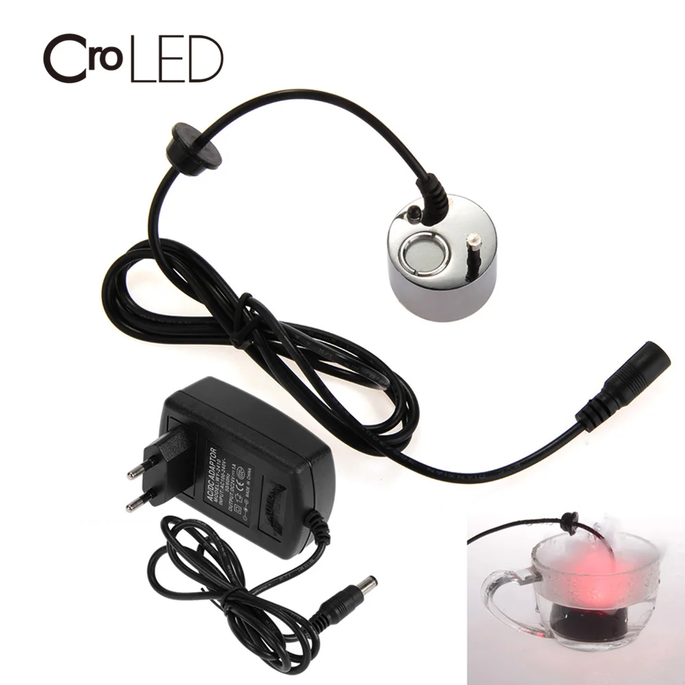 CroLED Red LED Ultrasonic Mist Maker Fogger Humidifier Water Fountain Pond 400ML/H Night Light
CroLED Red LED Ultrasonic Mist Maker Fogger Humidifier Water Fountain Pond 400ML/H Night Light