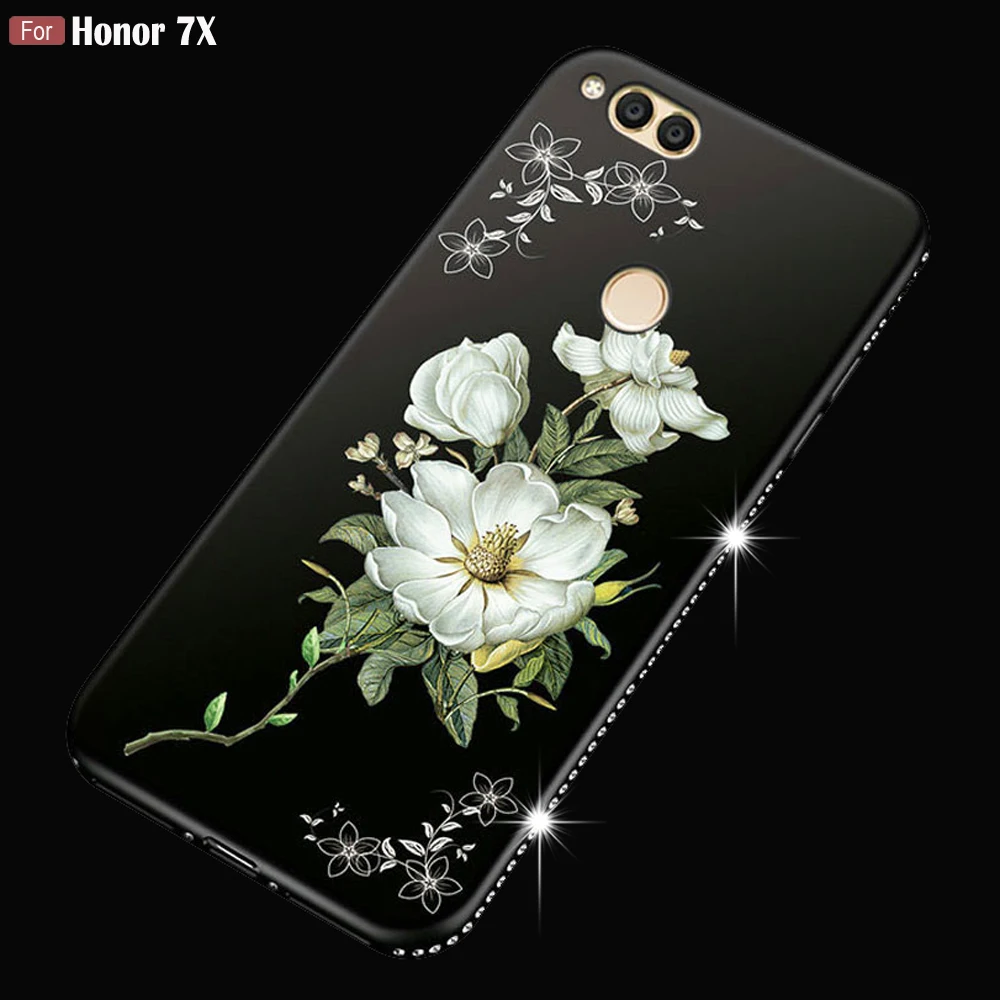 JFVNSUN Rhinestone Case For Huawei Honor 7X Luxury 3D Relief Flowers Print Soft TPU Protective Cover for Huawei Honor 7X Cases
JFVNSUN Rhinestone Case For Huawei Honor 7X Luxury 3D Relief Flowers Print Soft TPU Protective Cover for Huawei Honor 7X Cases