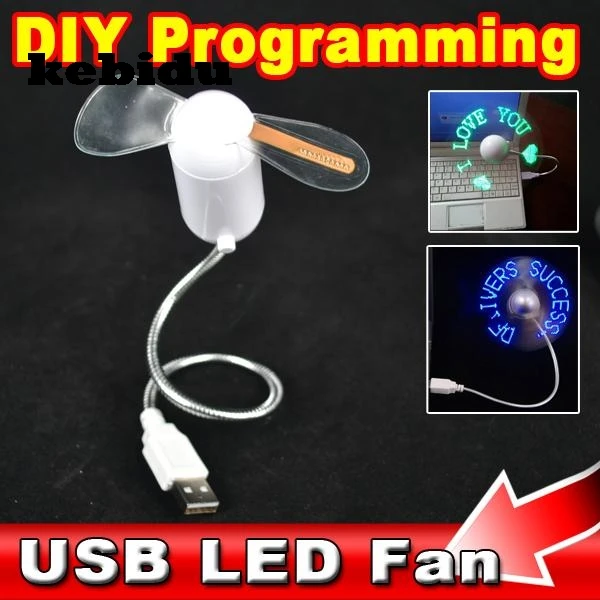 kebidu USB Gadgets DIY Programmable Fan Flexible usb LED FanLight Can Reprogramme Any Text Words Advertising Character Messages
kebidu USB Gadgets DIY Programmable Fan Flexible usb LED FanLight Can Reprogramme Any Text Words Advertising Character Messages