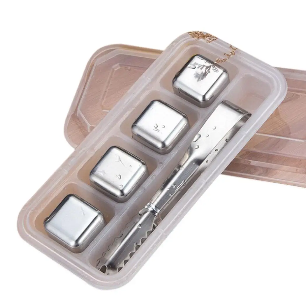 Reusable Ice Cubes 304 Stainless Steel 1 x pcs + Clip 1 x pcs + Gift Box Ice Cubes pcs Silver Keep Cool
Reusable Ice Cubes 304 Stainless Steel 1 x pcs + Clip 1 x pcs + Gift Box Ice Cubes pcs Silver Keep Cool
