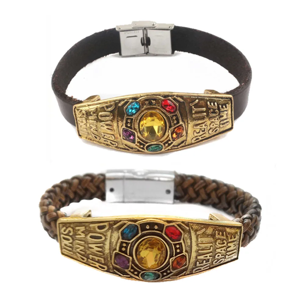 SG Hot 2 Style Thanos Crystal Magnet Bracelets Avengers 3 Infinite Power Gauntlet Cosplay Black Panther Bangles Lady Men Jewelry
SG Hot 2 Style Thanos Crystal Magnet Bracelets Avengers 3 Infinite Power Gauntlet Cosplay Black Panther Bangles Lady Men Jewelry