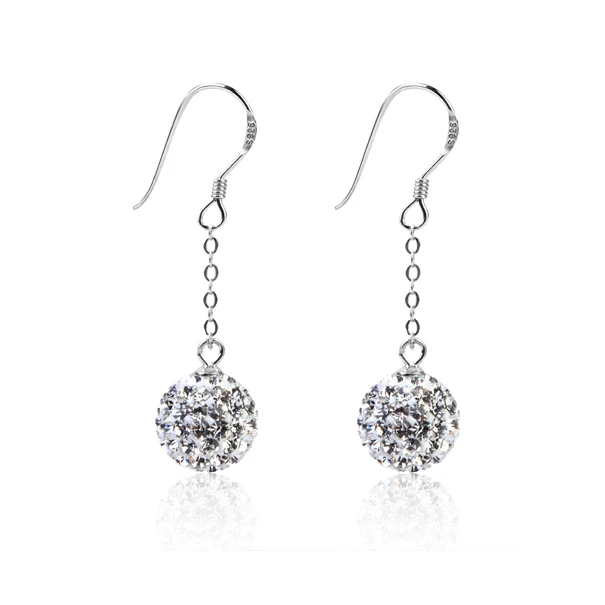 Real 925 Sterling Silver Elegant Crystal Cubic Zirconia Round Drop Earrings Lots For Women Wholesale Jewelry Factory Price
Real 925 Sterling Silver Elegant Crystal Cubic Zirconia Round Drop Earrings Lots For Women Wholesale Jewelry Factory Price