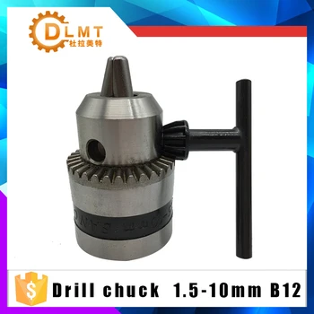 Mini Electric Drill Chuck 1.5-10mm Mount B12 Taper Lathe Chuck With Key Rotary tool Accessories For Woodworking
Mini Electric Drill Chuck 1.5-10mm Mount B12 Taper Lathe Chuck With Key Rotary tool Accessories For Woodworking