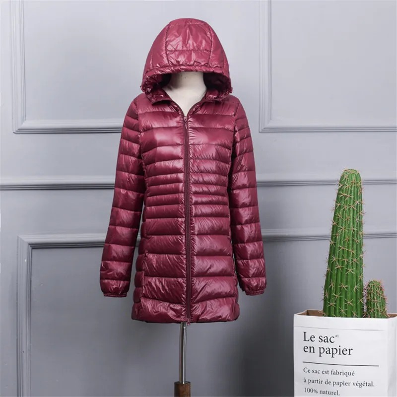 Sanishroly 2019 Midi Long Hooded Jacket Women Ultra Light Down Coat Parka Female White Duck Down Outerwear Plus Size 6XL SE393
Sanishroly 2019 Midi Long Hooded Jacket Women Ultra Light Down Coat Parka Female White Duck Down Outerwear Plus Size 6XL SE393