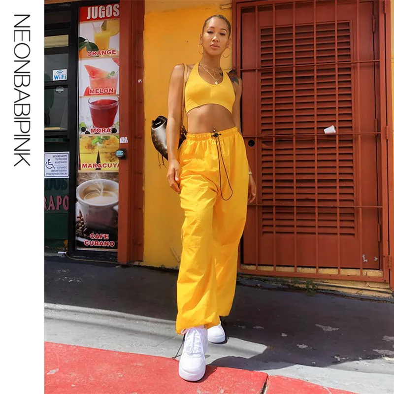 NEONBABIPINK Neon Jogger Sweatpants Fashion Pants Women Clothes 2019 High Waist Hip Hop Cargo Pants Casual Loose Trousers N94AC3
NEONBABIPINK Neon Jogger Sweatpants Fashion Pants Women Clothes 2019 High Waist Hip Hop Cargo Pants Casual Loose Trousers N94AC3