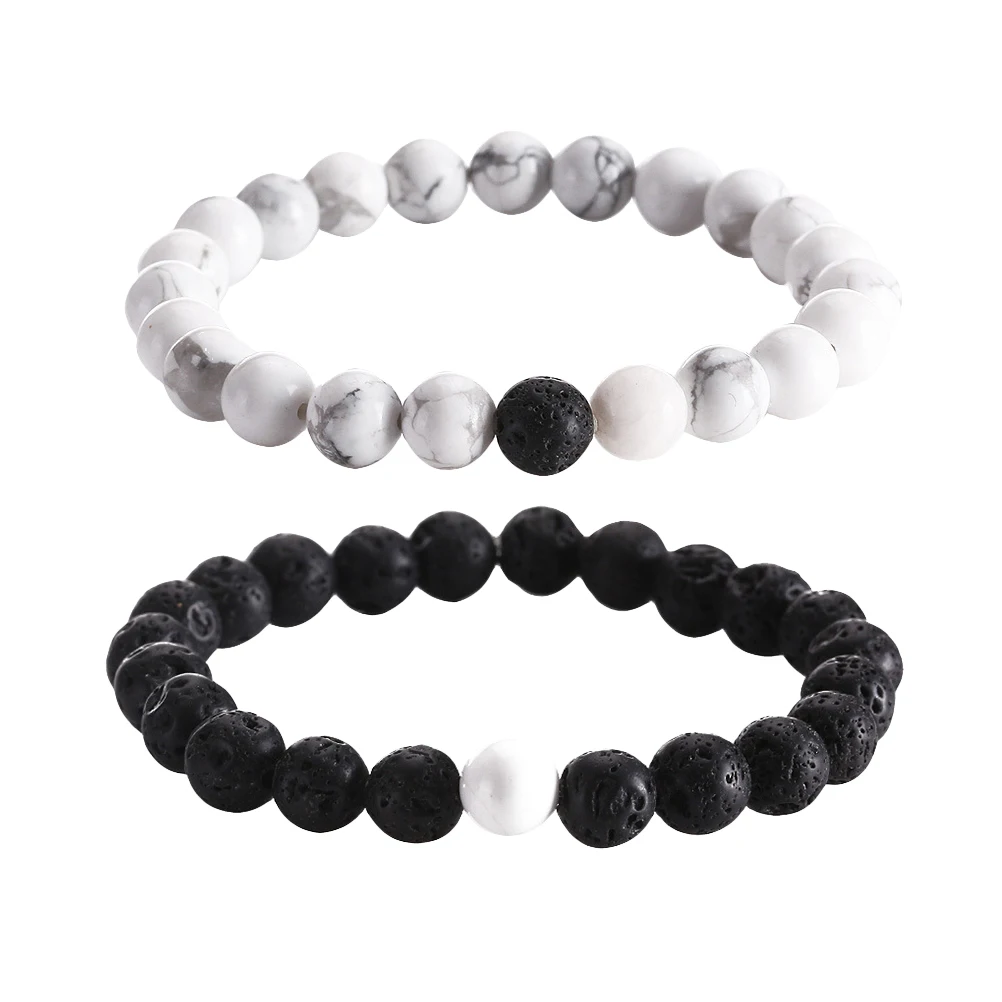 2pcs Bracelets Decor Stone Simple Elegant Bead Bracelet Beautiful Bracelet For Lover Woman Man Family Women Jewelry Gift
2pcs Bracelets Decor Stone Simple Elegant Bead Bracelet Beautiful Bracelet For Lover Woman Man Family Women Jewelry Gift