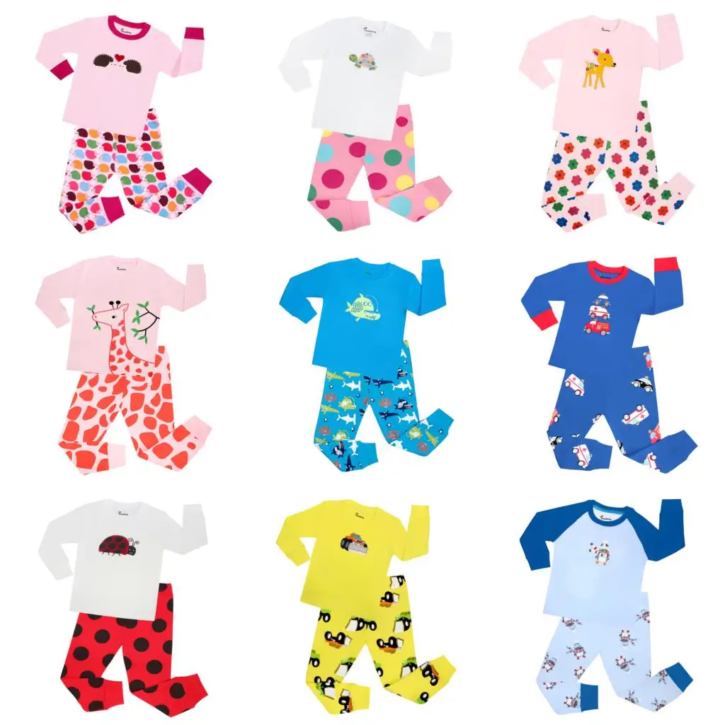 Size 2T-8T Kids Cars Pajamas Set Girls Boys Animal Pyjamas Baby Hedgehog Tortoise Giraffe Sleepwear Children Christmas Nightwear
Size 2T-8T Kids Cars Pajamas Set Girls Boys Animal Pyjamas Baby Hedgehog Tortoise Giraffe Sleepwear Children Christmas Nightwear