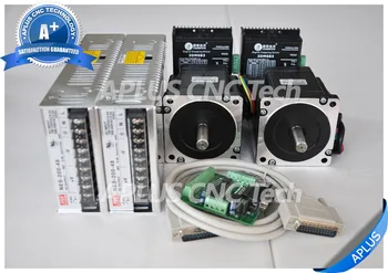2-Axis NEMA 34 3 Phase Stepper Motor 636oz-in & Driver 3DM683 & 48V Power Supply Kit
2-Axis NEMA 34 3 Phase Stepper Motor 636oz-in & Driver 3DM683 & 48V Power Supply Kit