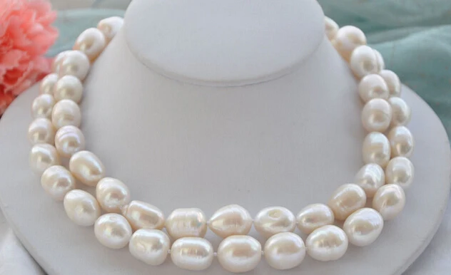 FREE SHIPPINGZ5962 2strands Huge 13-15mm white rice freshwater pearl necklace 18inch
FREE SHIPPINGZ5962 2strands Huge 13-15mm white rice freshwater pearl necklace 18inch