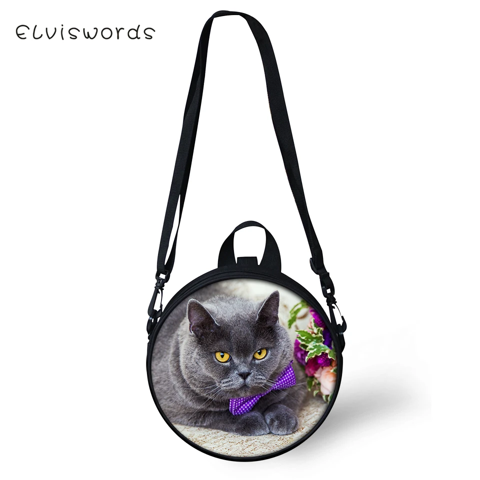ELVISWORDS Fashion Women Round Shape Crossbody Bags Little Cats Pattern Girls Small Purses Kawaii Animal Women Shoulder Bags
ELVISWORDS Fashion Women Round Shape Crossbody Bags Little Cats Pattern Girls Small Purses Kawaii Animal Women Shoulder Bags