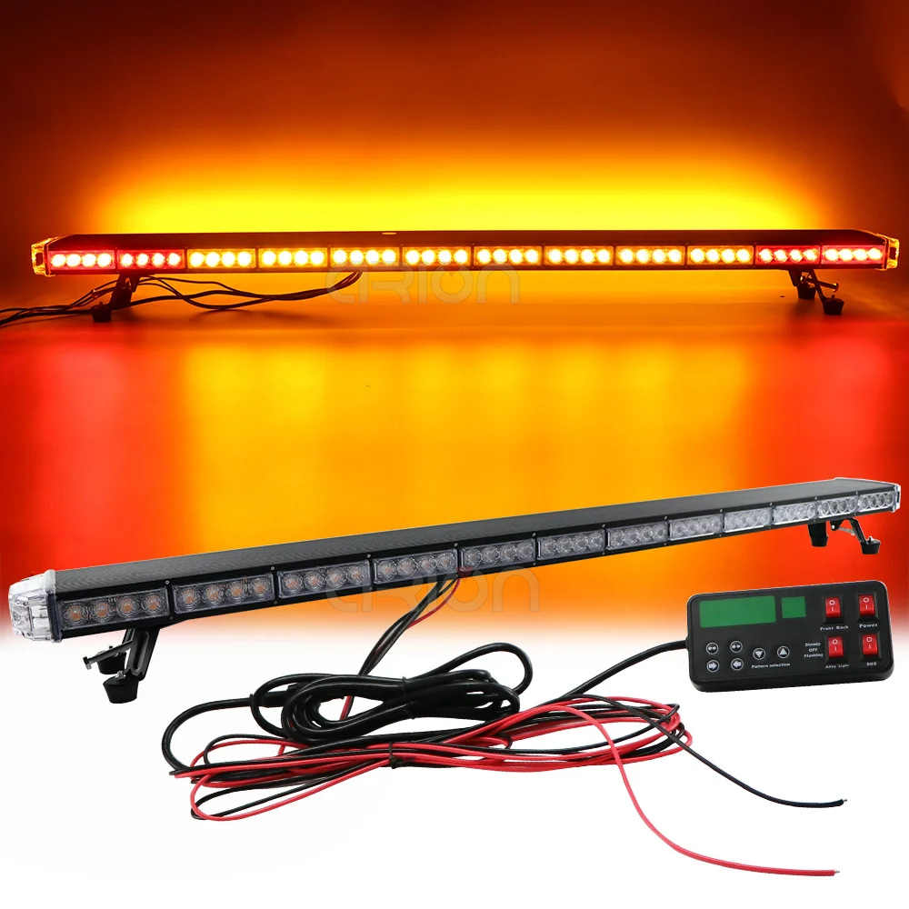 54" 102 LED Work light bar Police Beacon warning strobe emergency lightbar Back W/ Brake Turn Lights Amber 137cm 12V/24V
54" 102 LED Work light bar Police Beacon warning strobe emergency lightbar Back W/ Brake Turn Lights Amber 137cm 12V/24V