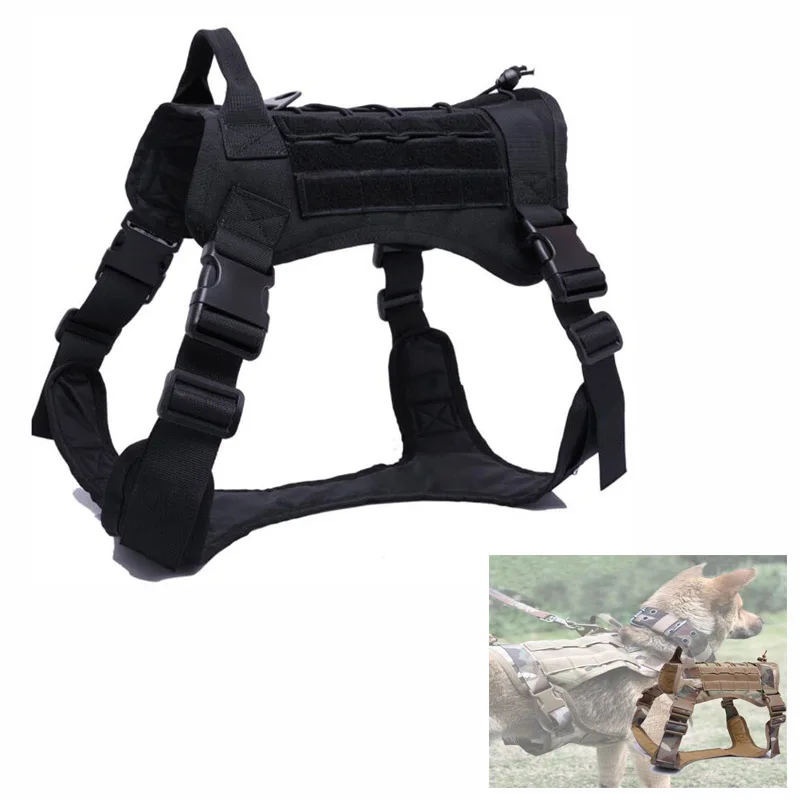 Adjustable Outdoor Training Dog Vests Tactical Dog Molle Vest Military Patrol Police Hunting Harness Clothes With Handle M-XL
Adjustable Outdoor Training Dog Vests Tactical Dog Molle Vest Military Patrol Police Hunting Harness Clothes With Handle M-XL
