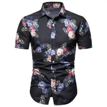 Floral Hawaiian Shirt Mens Clothing New model Shirts Flower Slim Casual Summer Men's Shirt Short sleeve
Floral Hawaiian Shirt Mens Clothing New model Shirts Flower Slim Casual Summer Men's Shirt Short sleeve