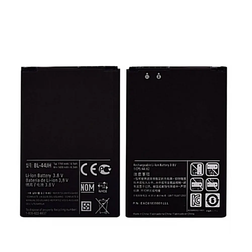 1700mAh BL-44JH for LG Optimus L4 II E440 E445 L5 II E460 Dual Optimus Duet E450 P705 P700 L7 High quality Replacement Battery
1700mAh BL-44JH for LG Optimus L4 II E440 E445 L5 II E460 Dual Optimus Duet E450 P705 P700 L7 High quality Replacement Battery