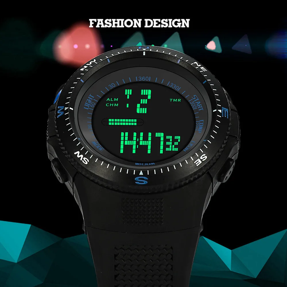 Luminous Waterproof Electronic Clock Wristwatch Fashion Brand Mens Digital Watch Multi-Function 30M Sports relogio masculino F4
Luminous Waterproof Electronic Clock Wristwatch Fashion Brand Mens Digital Watch Multi-Function 30M Sports relogio masculino F4