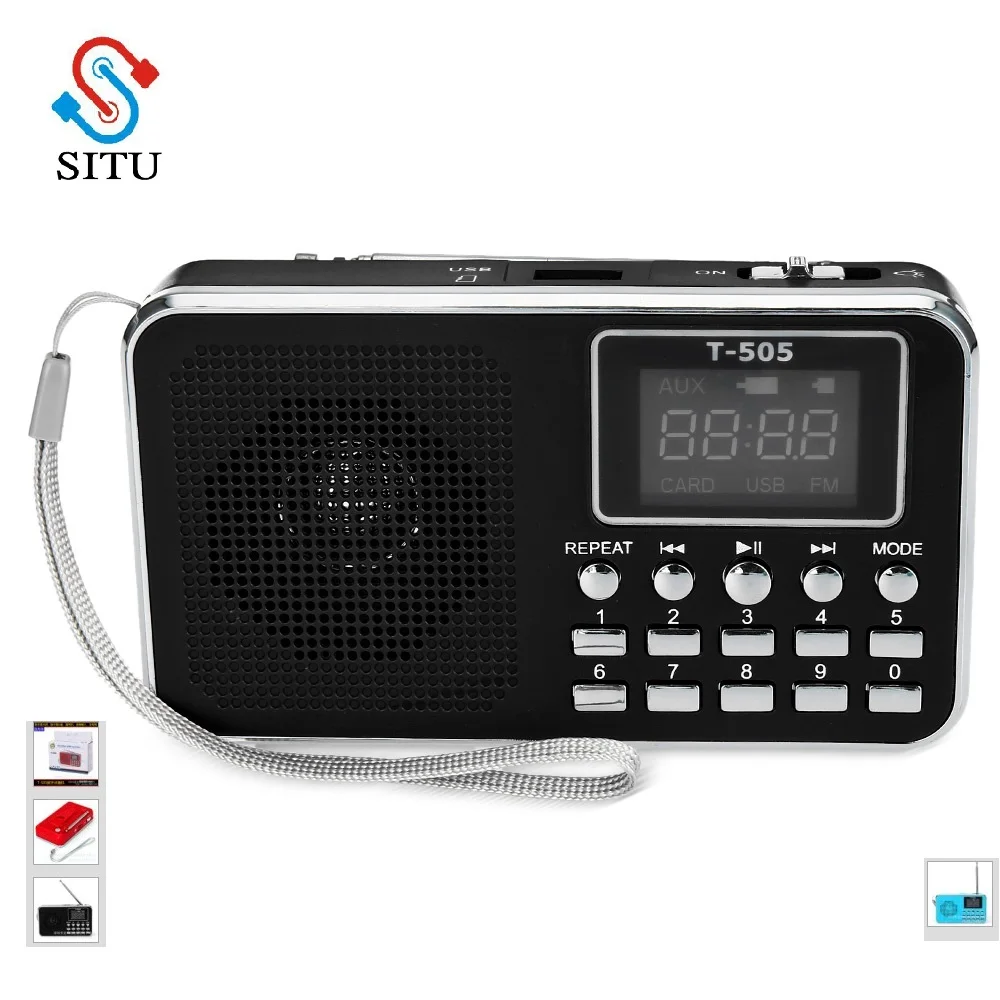 T-505 Mini Digital LED Display Screen Speaker FM Radio Stereo Music MP3 Player With LED Flashlight Supports TF Card
T-505 Mini Digital LED Display Screen Speaker FM Radio Stereo Music MP3 Player With LED Flashlight Supports TF Card