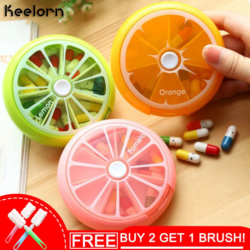Keelorn 9*2.5cm 7 Days Weekly Rotating Pill Box Travel Pill Case Splitter Pill Organizer Medicine Box Water Bottles
Keelorn 9*2.5cm 7 Days Weekly Rotating Pill Box Travel Pill Case Splitter Pill Organizer Medicine Box Water Bottles