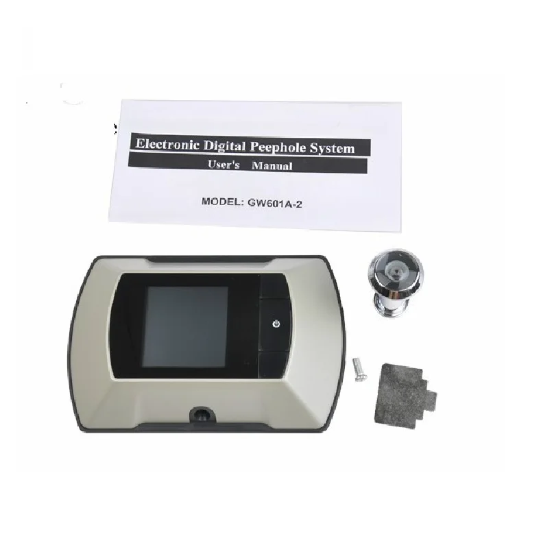 

2.4 inch LCD video eye door camera peephole 0.3M pixels CMOS camera Easy Version Widen Viewing Angle Power by 2PCS Dry Battery