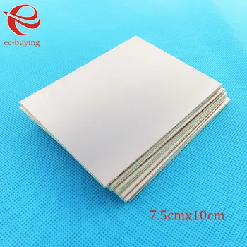 5 pcs/lot Copper Clad Laminate Double Side Plate CCL 10x7.5cm 1.5mm FR4 Universal Board Practice PCB DIY Kit 100*75*1.5mm
5 pcs/lot Copper Clad Laminate Double Side Plate CCL 10x7.5cm 1.5mm FR4 Universal Board Practice PCB DIY Kit 100*75*1.5mm