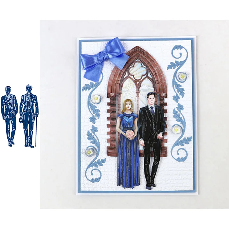 Groom and Bestman Human Figure Metal Cutting Dies Stencils for Scrapbooking Embossing Die Cards Making New 2019
Groom and Bestman Human Figure Metal Cutting Dies Stencils for Scrapbooking Embossing Die Cards Making New 2019