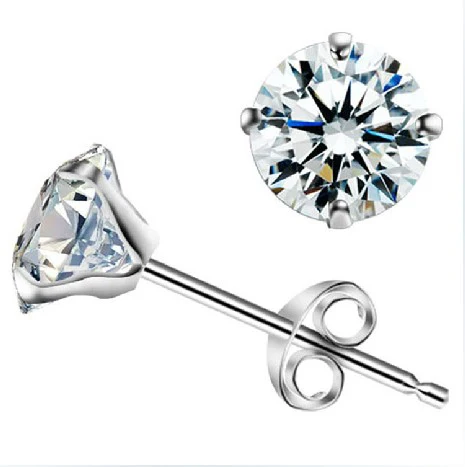 Hainon Silver Color Stud Earring Jewelry Fashion Simple Purple White Zircon Stud Earrings 5mm 6mm 7mm Stone stud Earrings
Hainon Silver Color Stud Earring Jewelry Fashion Simple Purple White Zircon Stud Earrings 5mm 6mm 7mm Stone stud Earrings