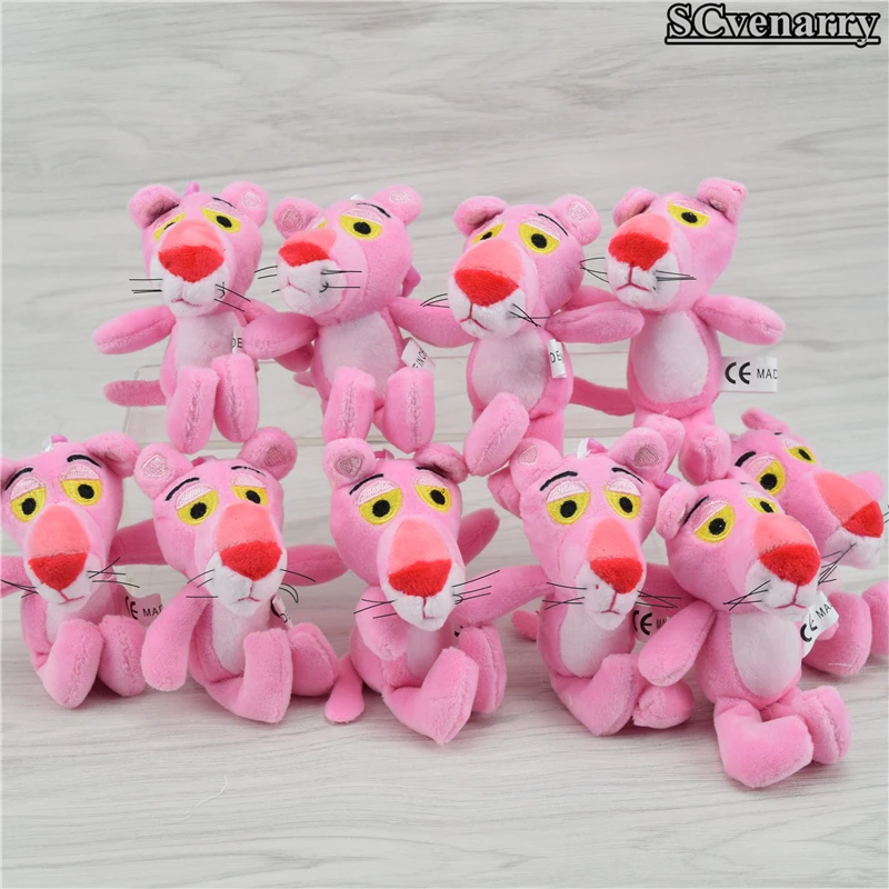10pcs Pink Panther Plush dolls Soft Toys Pink Leopard Baby Toys 12cm Free Shipping
10pcs Pink Panther Plush dolls Soft Toys Pink Leopard Baby Toys 12cm Free Shipping