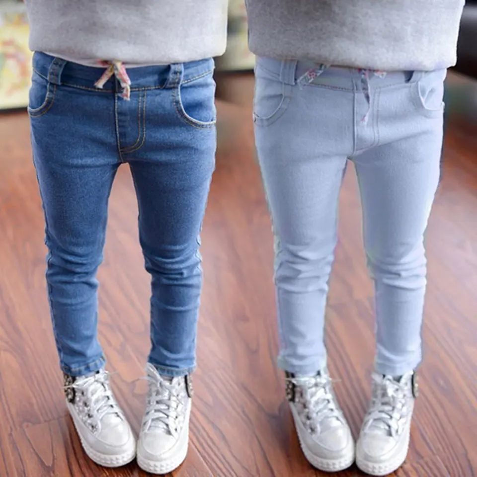 Girls Leggings New 2019 Autumn Kids Jeans 2 Colors Girls Elastic Skinny Children Pencil Pants for 2 to 7 Years Trousers
Girls Leggings New 2019 Autumn Kids Jeans 2 Colors Girls Elastic Skinny Children Pencil Pants for 2 to 7 Years Trousers
